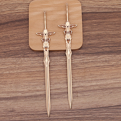 Alloy Sword Hair Sticks&nbsp;X-OHAR-PW0006-17C-1