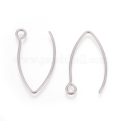 Tarnish Resistant 304 Stainless Steel Earring Hooks&nbsp;STAS-L216-03A-P-1