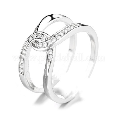 Brass Rhinestone Chunky Rings&nbsp;PW-WG7507A-01-1