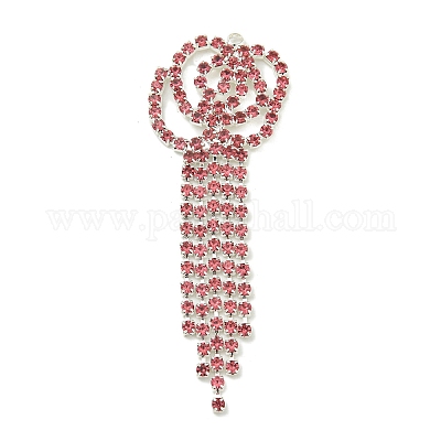 Brass Rhinestone Pendants&nbsp;KK-I715-16S-02-1
