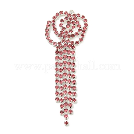 Brass Rhinestone Pendants KK-I715-16S-02-1