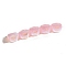 Gradient Color Opaque Resin Beads, with Glitter Powder, Apple, Pink, 11.3x8.7mm