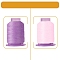 Translucent -Sensitive Polyester Thread, Blue, 49x35mm