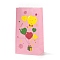 Rectangle Paper Candy Gift Bags, Birthday Christmas Gift Packaging, Balloon & Gift Box Pattern, Pink, Unfold: 13x8x23.5cm