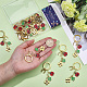 20Pcs Alloy Enamel Keychains&nbsp;KEYC-SC00054-3