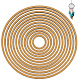 12Pcs MDF Sheets Rings&nbsp;AJEW-WH0816-273-1