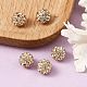 Pave Disco Ball Beads&nbsp;RB-A130-10mm-15-4