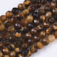 Natural Tiger Eye Beads Strands&nbsp;G-R462-028-1