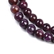 Natural Gemstone Ruby Round Beads Strands&nbsp;G-O017-7mm-06-3