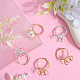 4Pcs 2 Colors Brass Adjustable Ring Findings&nbsp;KK-BBC0023-71-4