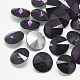 Pointed Back Glass Rhinestone Cabochons&nbsp;RGLA-T086-16mm-16-1