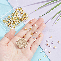 280Pcs 2 Colors Electroplated Glass Seed Beads&nbsp;SEED-NB0002-03