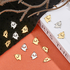 20Pcs 4 Style 304 Stainless Steel Charms&nbsp;STAS-CA0001-95