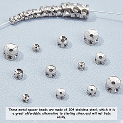 304 Stainless Steel Beads Rhinestone Settings&nbsp;STAS-UN0008-49P