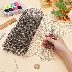 2M Deco Mesh Ribbons&nbsp;SRIB-WH0011-177B