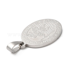 Non-Tarnish 304 Stainless Steel Pendants&nbsp;STAS-E195-01P