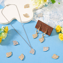 16Pcs 2 Colors Alloy Rhinestone Pendants&nbsp;FIND-TA0010-25