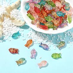 90Pcs 9 Colors Electroplate Transparent Glass Beads&nbsp;EGLA-CJ0001-30