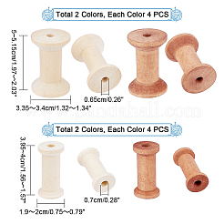 16Pcs 4 Style Wooden Empty Spools for Wire&nbsp;WOOD-PH0002-17