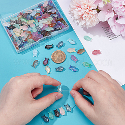 150Pcs 15 Colors Transparent Spray Painted Glass Beads&nbsp;GLAA-AR0001-85