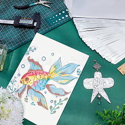 Rectangle Tinfoil Paper Sheets for Craft Engraving&nbsp;DIY-WH0671-302B-01