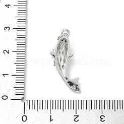 Brass Micro Pave Cubic Zirconia Pendants&nbsp;KK-P330-08P