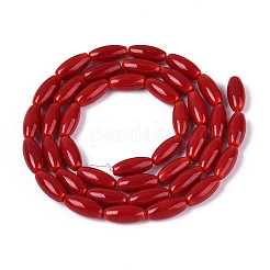 Opaque Glass Beads Strands&nbsp;GLAA-T028-15P-02