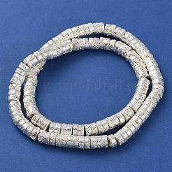 Electroplated Natural Lava Rock Beads Strands&nbsp;G-I360-A01-04
