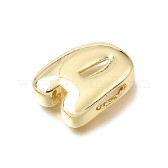 Brass Slide Charms&nbsp;KK-E802-33G-A