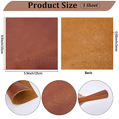Mad Horsehide Leather Cloth Fabric&nbsp;DIY-CL0002-53