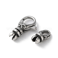 316 Stainless Steel Lobster Claw Clasps Sets&nbsp;STAS-D303-10AS-01