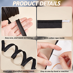 Satin Lip Cord Trim&nbsp;OCOR-WH0045-42B