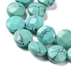Synthetic Turquoise Beads Strands&nbsp;G-K357-B07-01