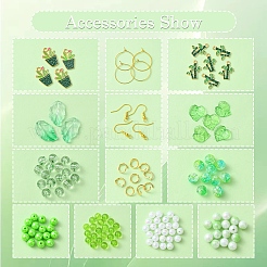 Acrylic Bead DIY Earring Making Kits&nbsp;DIY-FS0006-67A