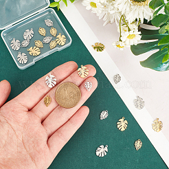 24Pcs 4 Style 304 Stainless Steel Pendants&nbsp;STAS-UN0048-31