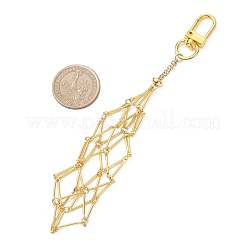 Iron Pouch Empty Stone Holder Pendant Decoration&nbsp;HJEW-JM04500-01
