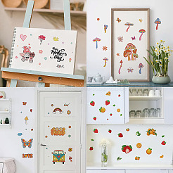 8 Sheets 8 Styles PVC Waterproof Wall Stickers&nbsp;DIY-WH0345-123