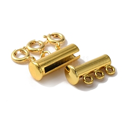 3-Strand 6-Hole Alloy Magnetic Slide Lock Clasps&nbsp;FIND-TAC0014-69A-G