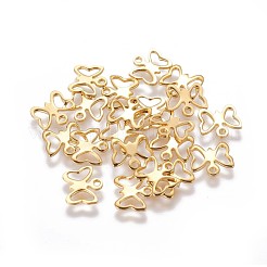 304 Stainless Steel Charms&nbsp;STAS-F159-34G
