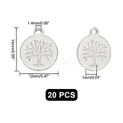201 Stainless Steel Charms&nbsp;STAS-UN0013-50P