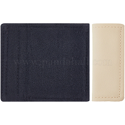 2Pcs Imitation Leather Car Door Handle Protective Cover&nbsp;AJEW-CL0002-56B