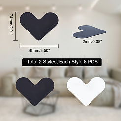 AHADEMAKER 16Pcs 2 Colors PU Self Adhesive Non Slip Carpet Stickers&nbsp;FIND-GA0005-64