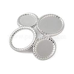 304 Stainless Steel Pendant Cabochon Settings&nbsp;LS-STAS-D376-21P