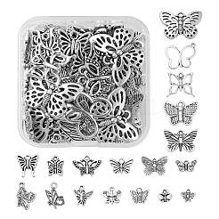 72Pcs 18 Style Tibetan Style Alloy Pendants&nbsp;TIBEP-LS0001-10