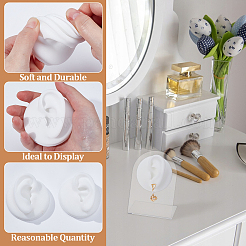 2Pcs 2 Styles Soft Silicone Ear Displays Mould&nbsp;ODIS-UN0001-28A