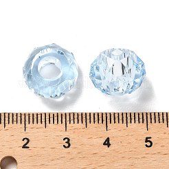 Transparent Resin European Beads&nbsp;X1-RESI-B020-05D