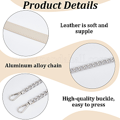 1Pc Alloy Twisted Chain Bag Straps&nbsp;AJEW-GF0013-58A