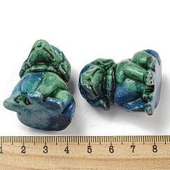 Dyed Natural Imperial Jasper Dog Figurine Statue for Living Room Table Home Decoration&nbsp;DJEW-N003-05C