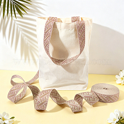 Vintage Jacquard Polyester Ribbon&nbsp;OCOR-WH0109-334A