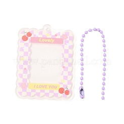 Acrylic Photocard Sleeve Keychain&nbsp;DIY-A024-04C
